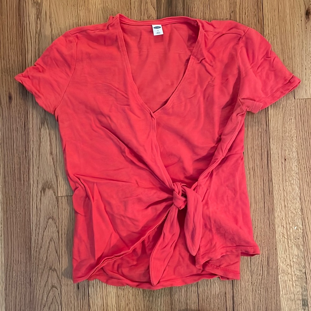 Old Navy V-Neck Wrap Top - Size S (EUC)